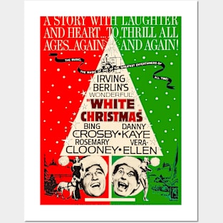 White Christmas Posters and Art